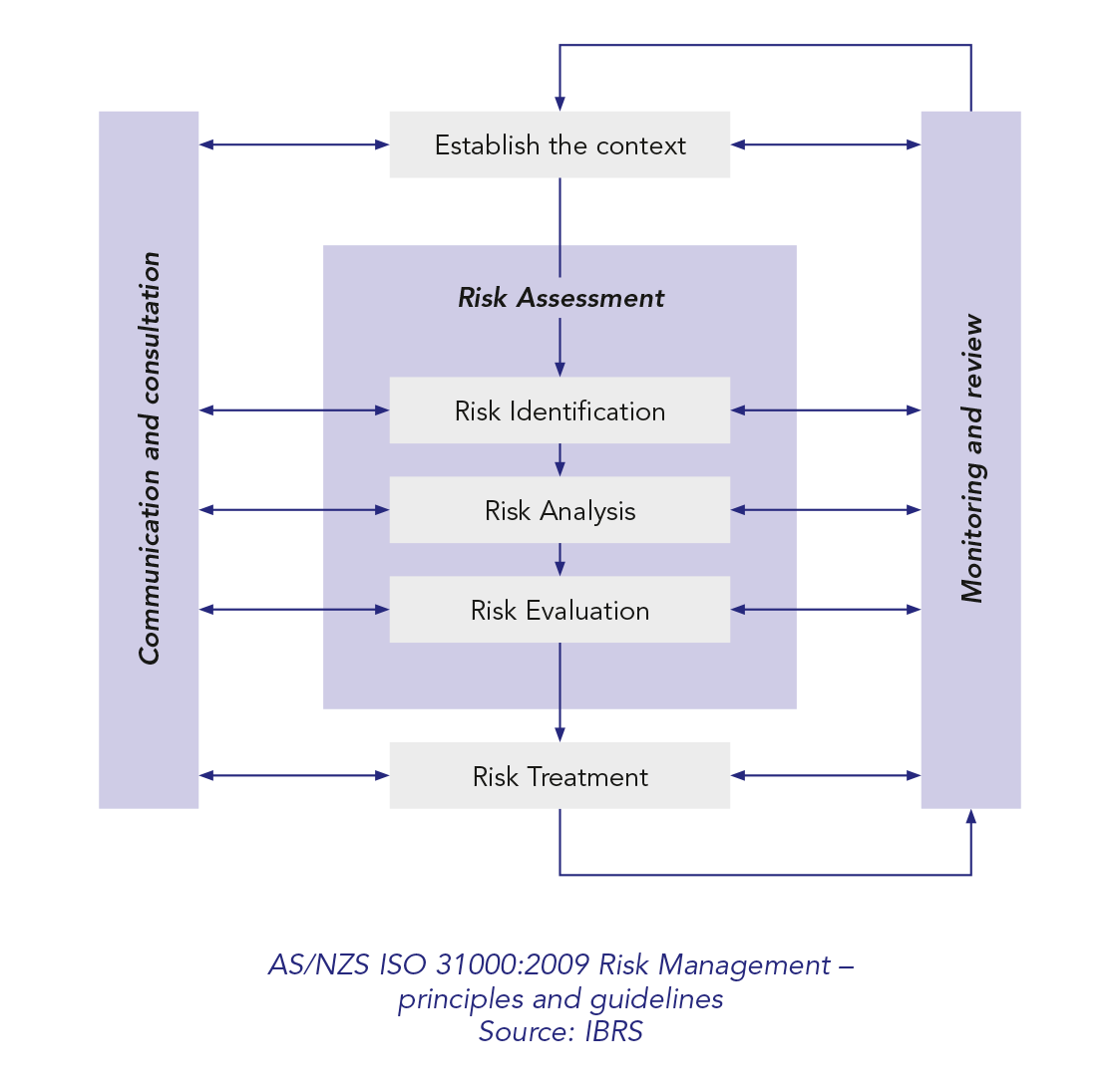 AS/NZS ISO 31000:2009 Risk Management – principles and guidelines. Source: IBRS